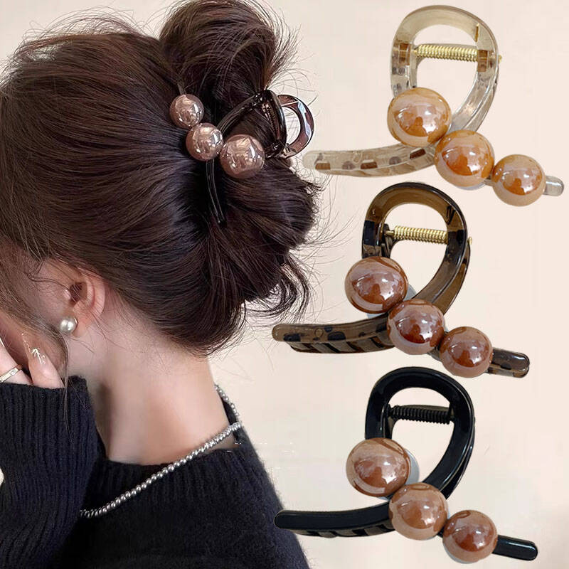Hair Claw Clip Set - Koreaanse Parel Kruis Haar Klauwen Krabben