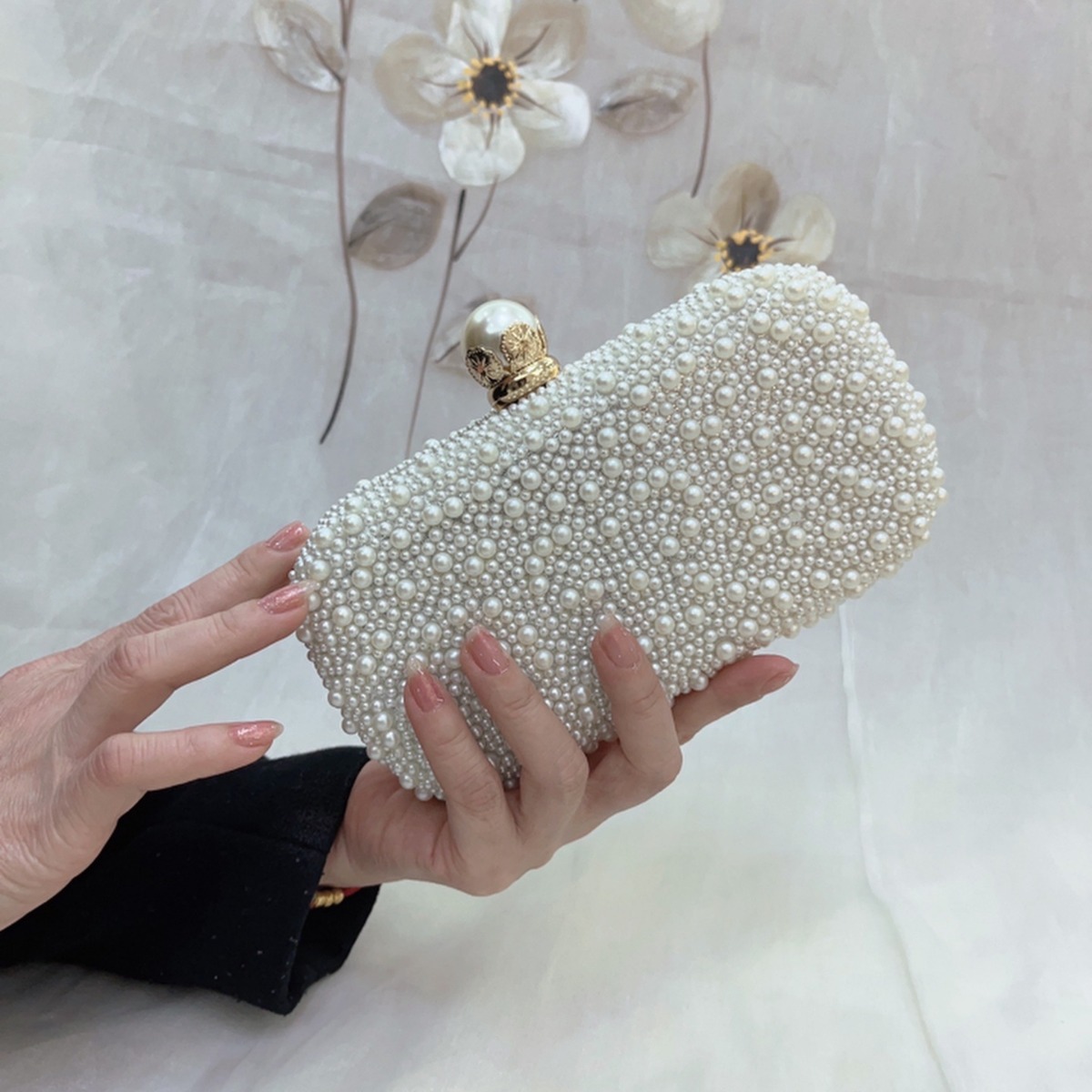 Wallet Chain Bag - Luxe Bruiloft Avondjurk Tas Keten Schoudertas