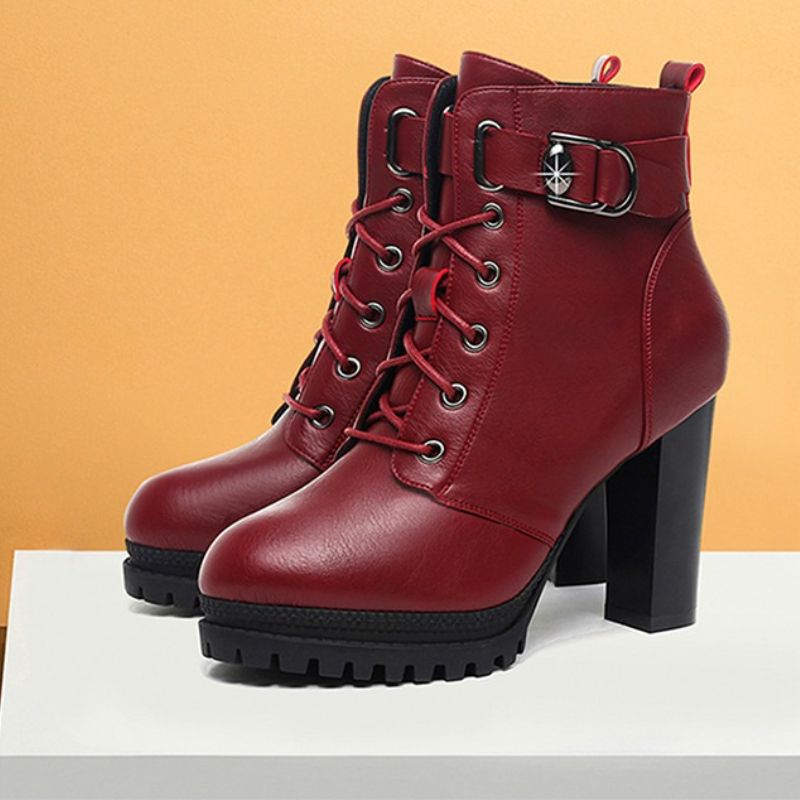 Women'S Accessories Trends 2025 - Elegante Hoge Hakken Vrouwen Laarzen Platform