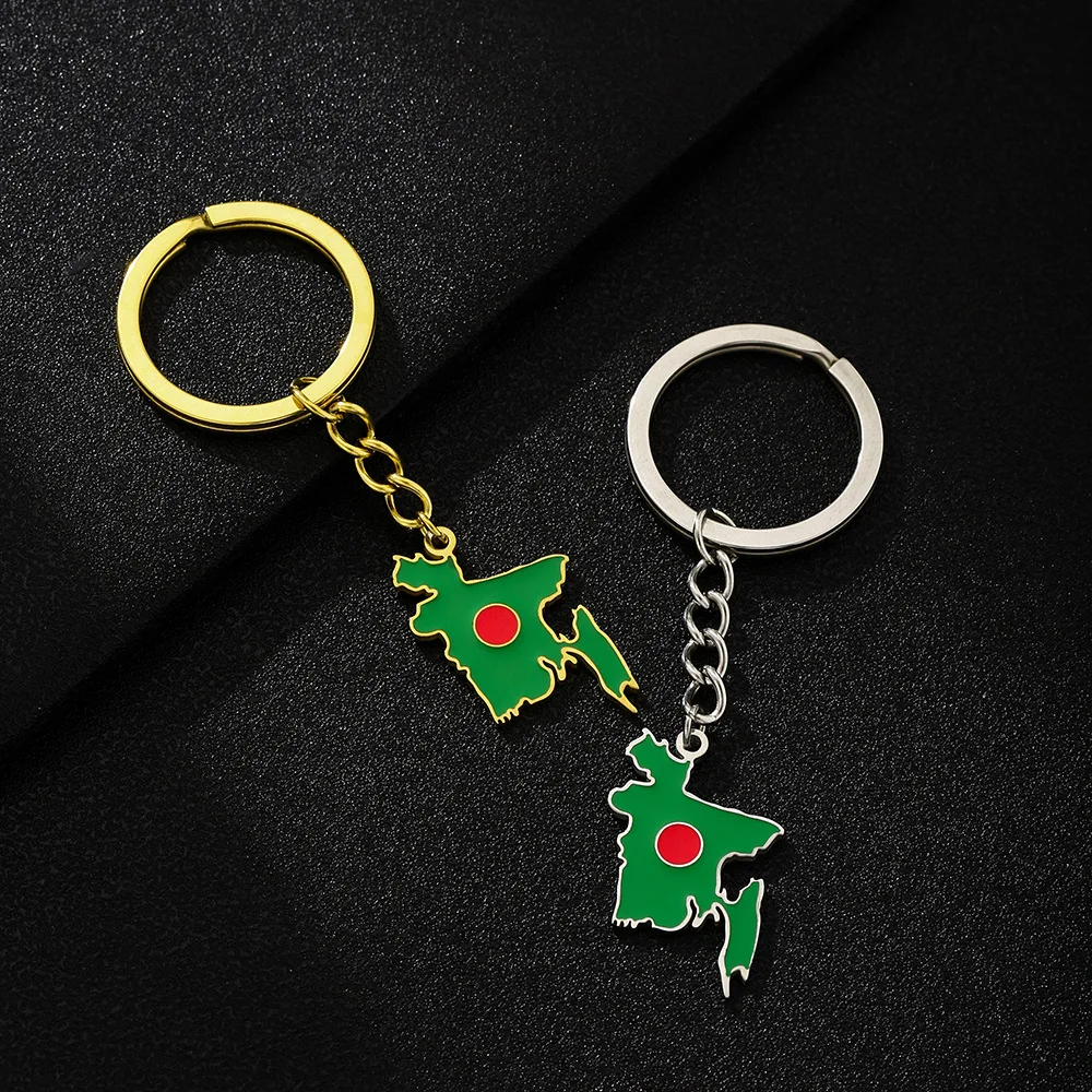 Women'S Accessories Amazon - Amazon Hot-Selling Bangladesh Map Vlag Sleutelhanger