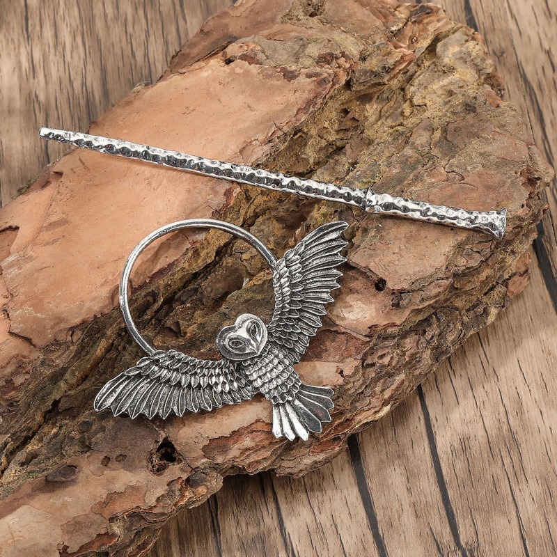 Women'S Viking Accessories - Niche Design Retro Gothic Uil Dames