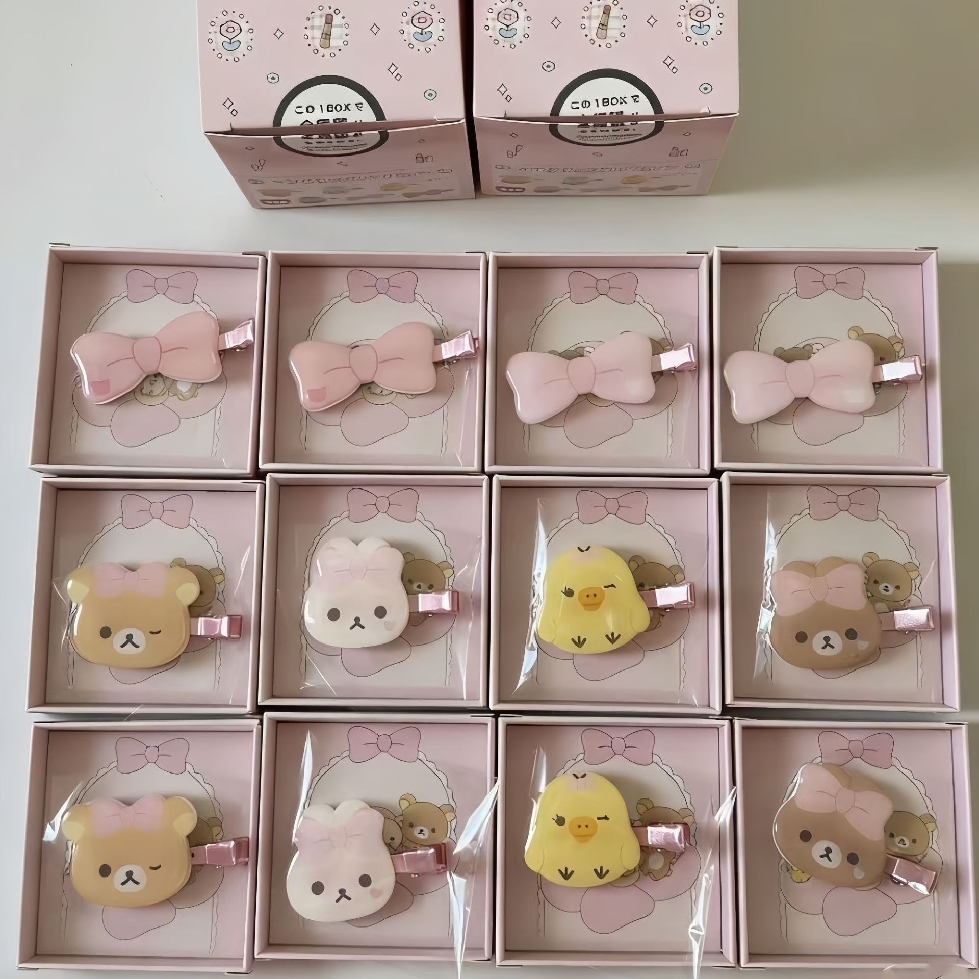 Women Accessories Gift Box - Y2K Beer Konijn Kuiken Dieren Haarspeld