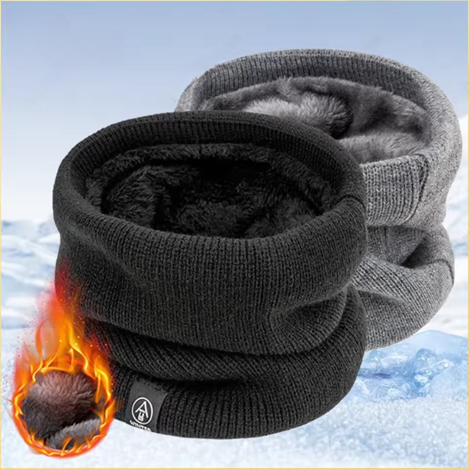 Women'S Winter Accessories Set - Winter nekwarmer sjaal met fleece gevoerde