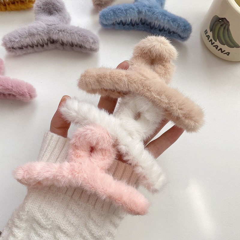 Pluizige Pluche Nepbont Grote  - Women'S Winter Accessories Set recensie en prijs