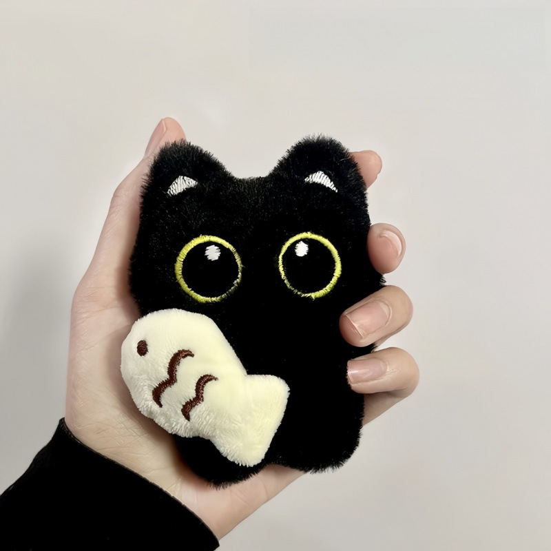 2 Stuks Cool Pluche Zwarte Kat - Women'S Keychain Accessories recensie en prijs