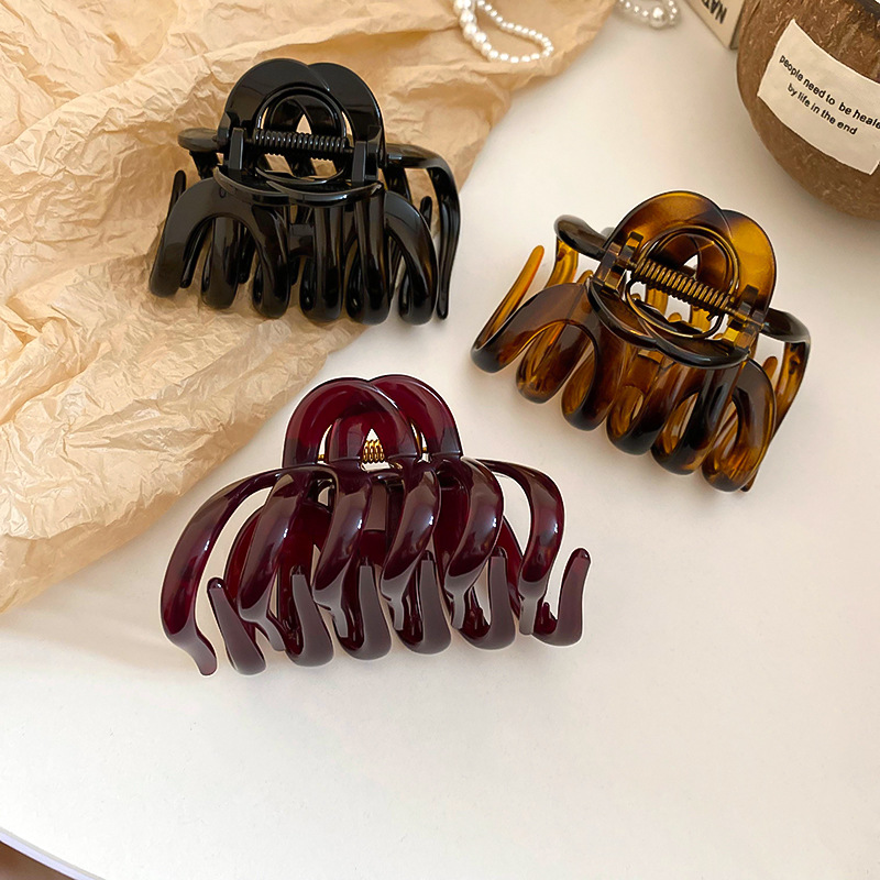 Nieuwe Acryl Pompoen Uitgehold - Hair Claw Clip Set recensie en prijs