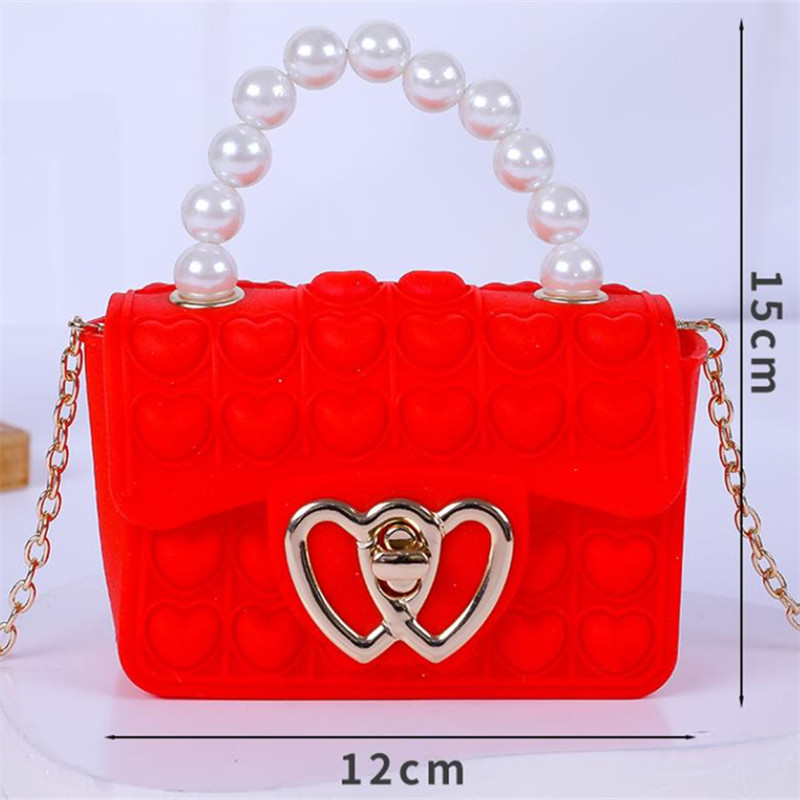Silicone Love Bubble Jelly Bag - Wallet Chain Bag recensie en prijs