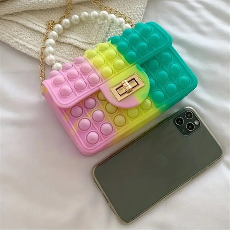 Silicone Love Bubble Jelly Bag - Wallet Chain Bag recensie en prijs