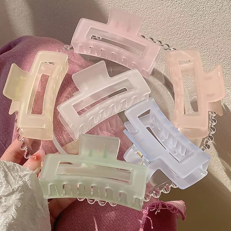 6 stks/set Elegante Transparan - Hair Claw Clip Set recensie en prijs