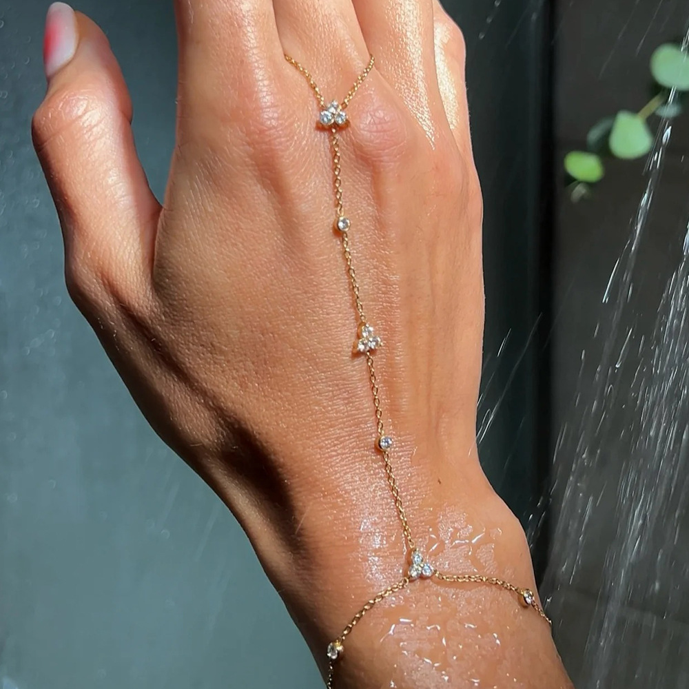 Kristallen vingerloze handkett - Women'S Accessories Amazon recensie en prijs