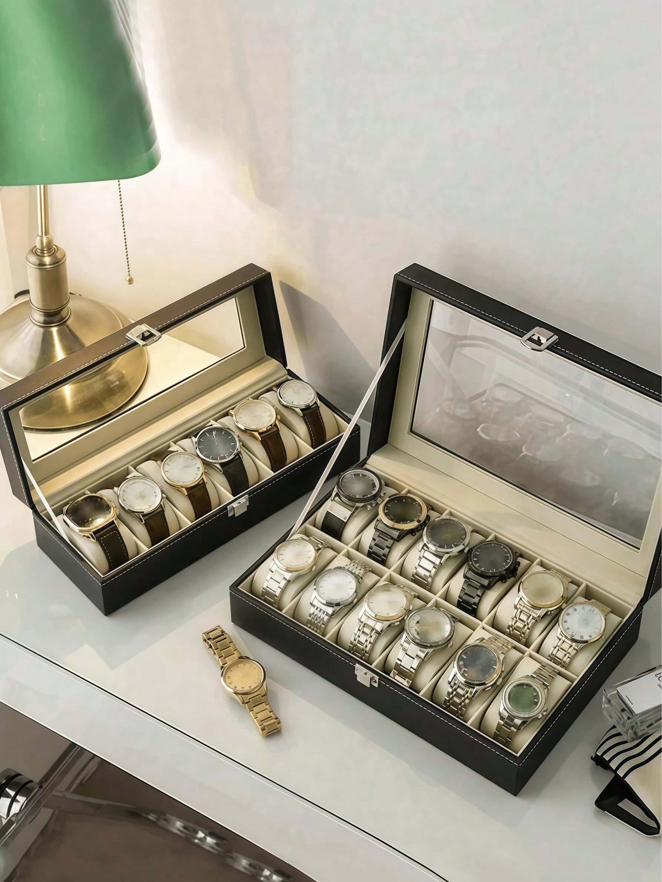 Leren horlogedoos met slot, gr - Women Accessories Gift Box recensie en prijs