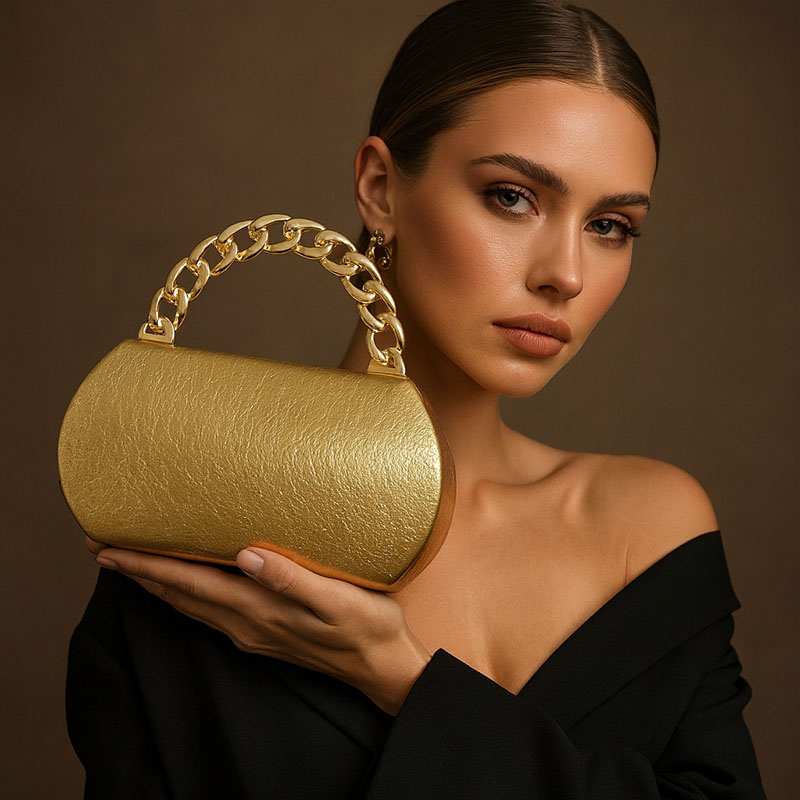 Luxe Gouden Metalen Gesp Box C - Wallet Chain Bag recensie en prijs