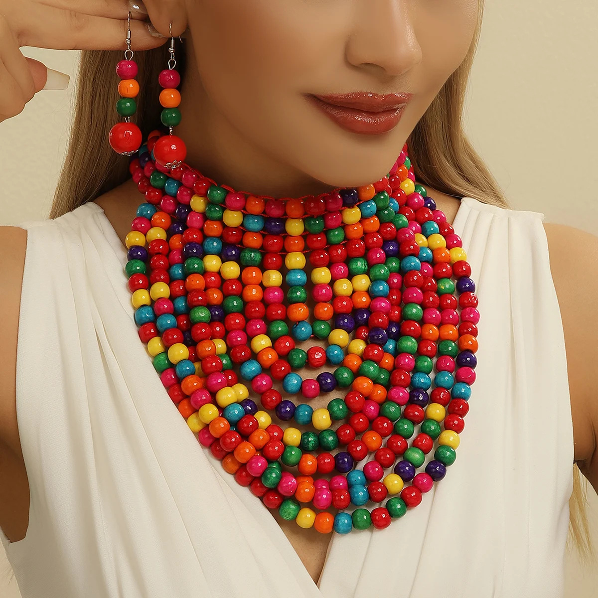 Afrikaanse stijl houten kralen - Women'S Accessories Amazon recensie en prijs