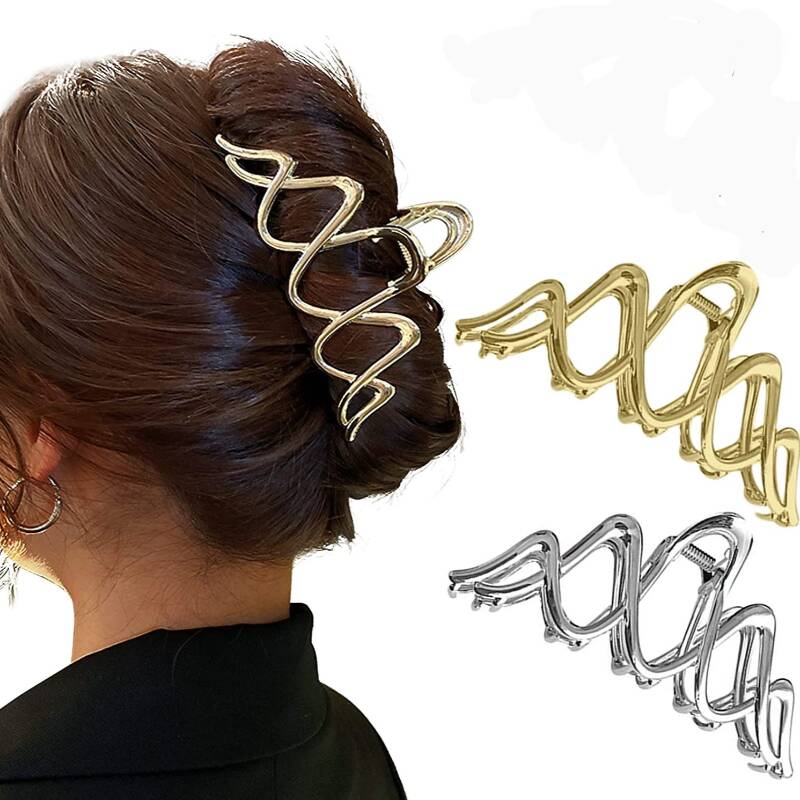 Vrouwen Zilver Goud Kleur Onre - Hair Claw Clip Set recensie en prijs