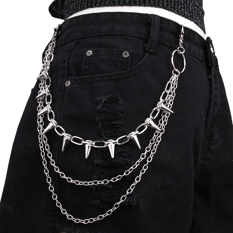 Hip Hop Punk Rock Metal Broek  - Wallet Chain Bag recensie en prijs