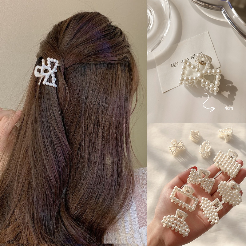 2026 Nieuwe Elegante Parel Haa - Hair Claw Clip Set recensie en prijs