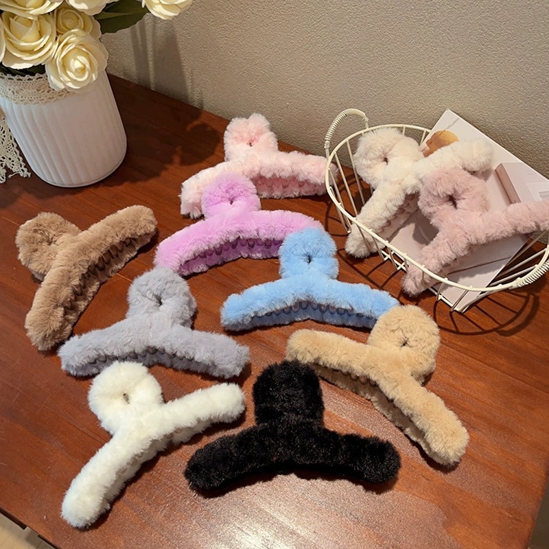 Lente Winter Nepbont Haarklauw - Women'S Winter Accessories Set recensie en prijs