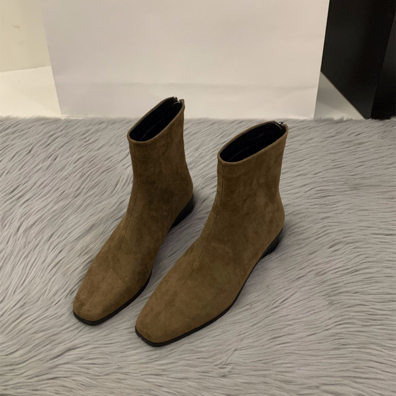 Perzikkleurige nude laars met  - Women'S Accessories Trends 2025 recensie en prijs