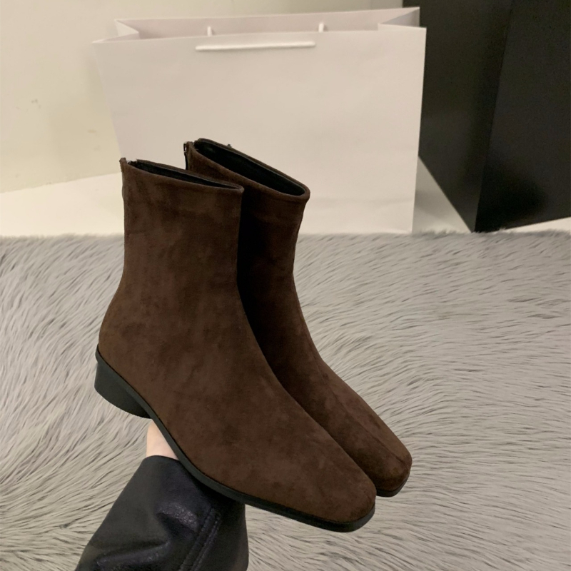 Perzikkleurige nude laars met  - Women'S Accessories Trends 2025 recensie en prijs
