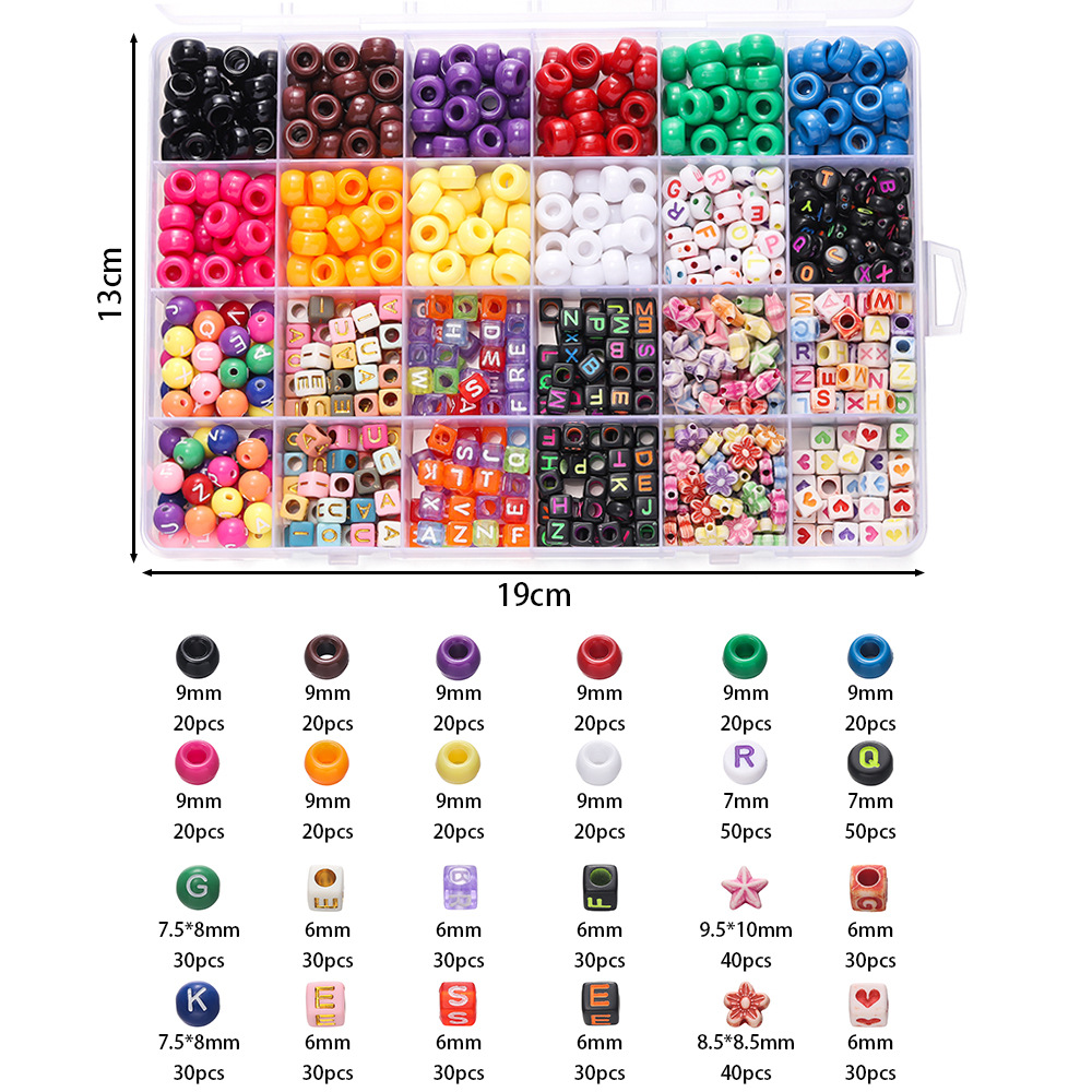 1 doos kleurrijke acryl pony k - Women Accessories Gift Box recensie en prijs