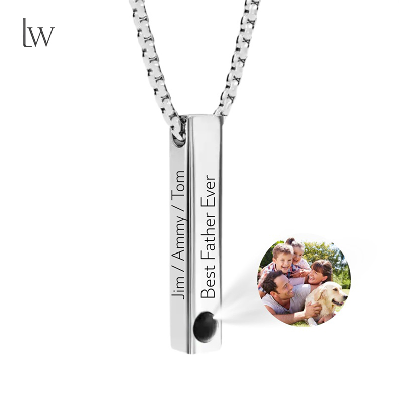 Aangepaste foto naam ketting g - Women Accessories Gift Box recensie en prijs