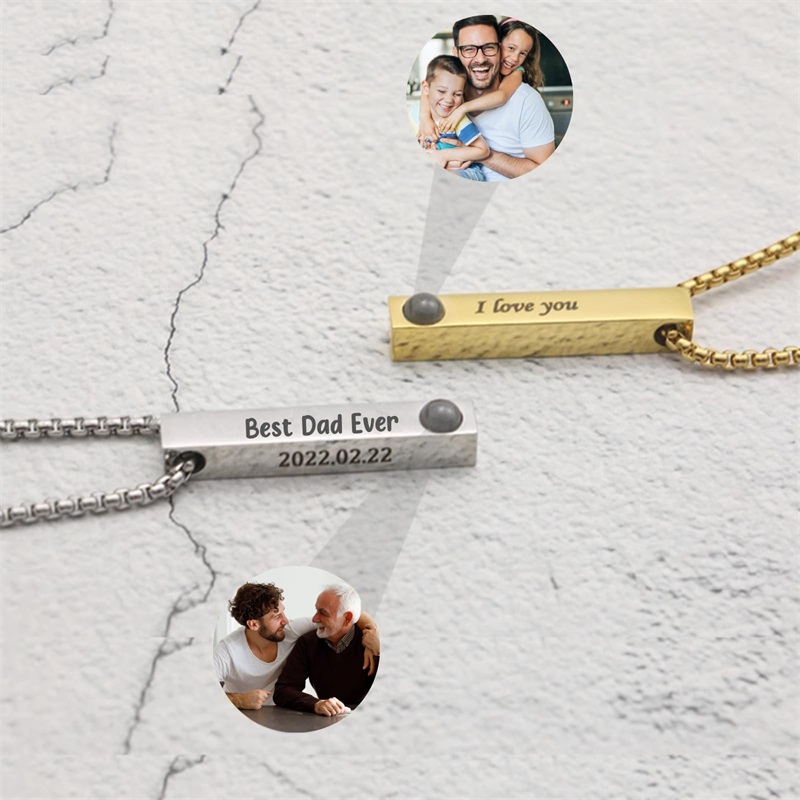 Aangepaste foto naam ketting g - Women Accessories Gift Box recensie en prijs